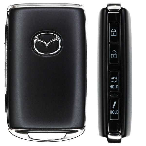 Mazda-Smart-Key-4-Button-Fcc-WAZSKE13D03-Pn-GDYL-67-5DY-1.png 2019-2021 Mazda 4-Button Smart Key Fob FCC WAZSKE13D03 Part number GDYL-67-5DY GDYL675DY (OEM) - Image 1