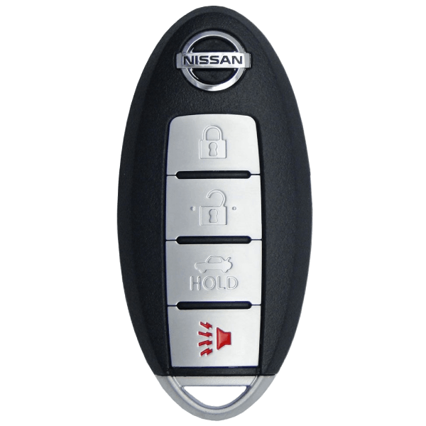Nissan-4-Button-Smart-Key-Fcc-CWTWB1U840-Pn-285E3-3SG0D-1.png 2013-2019 Nissan 4-Button Smart Key Fob FCC CWTWB1U840 Part number 285E3-3SG0D 285E33SG0D (OEM) - Image 1