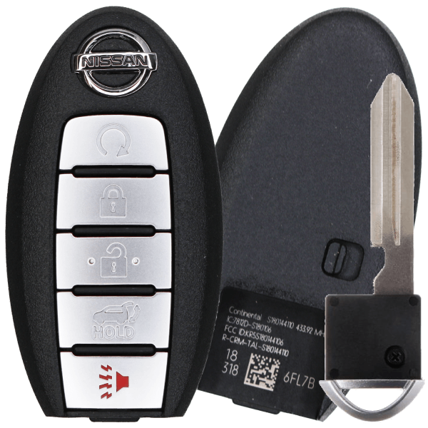 Nissan 5 Button Proximity Remote Smart Key Fcc R5S180144106 S180144110 Pn 285E3-6FL7B (OEM)