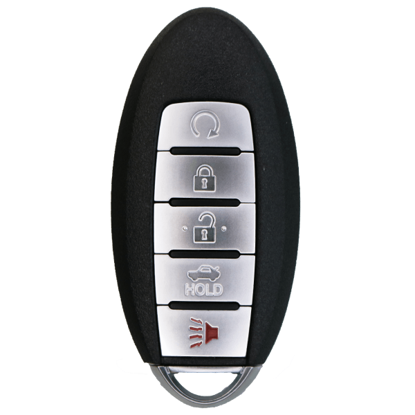 Nissan-5-Button-Proximity-Smart-Key-Fcc-KR5S180144014-Pn-285E3-4RA0B-1.png 2016-2019 Nissan Infiniti 5-Button Smart Key Fob FCC KR5S180144014 Part number 285E3-4RA0B (AFTERMARKET) - Image 1