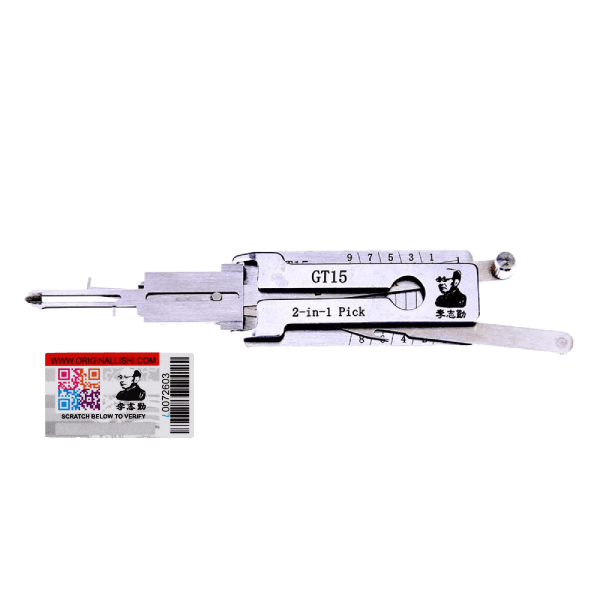 Original Lishi  Alfa Romeo Fiat 8 Cut GT15 2-in-1 Pick Decoder