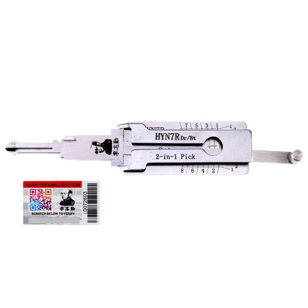 Original Lishi HYN7 HY12 Hyundai 2 In 1 Pick Door Trunk