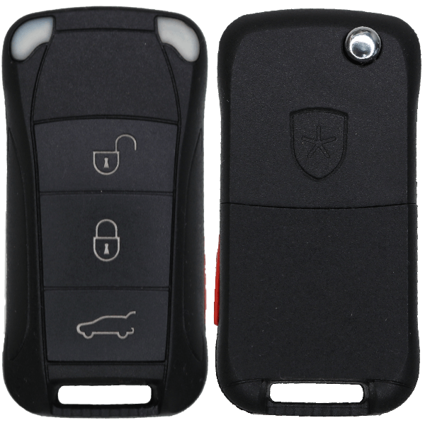 Porsche Cayenne 4 Button Remote Flip Key Keyless Go Fcc KR55WK45032