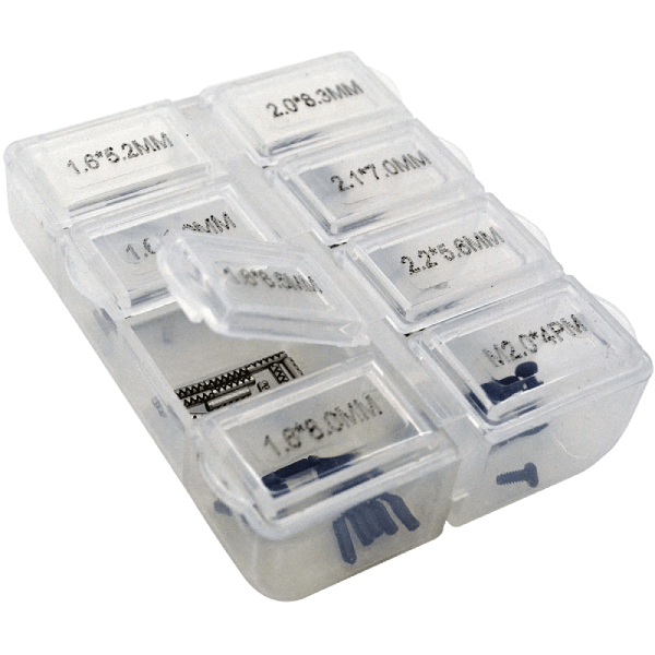 Set of Replacement Roll Pins & Screws 10 Each in 7 Sizes