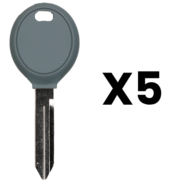 Y165-PT Transponder Key For 2001-2005 Chrysler Sebring Dodge Stratus Oem Chip Pack Of 5