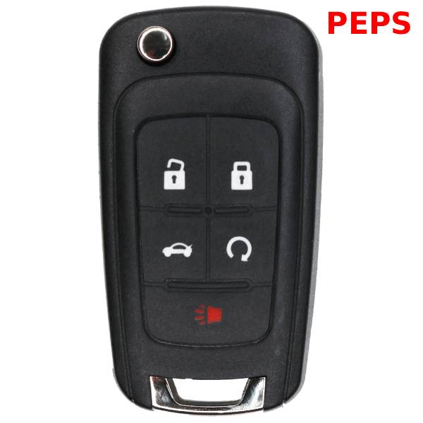 5 Button Peps Flip Key Fcc OHT01060512 For GM Pn 13500319