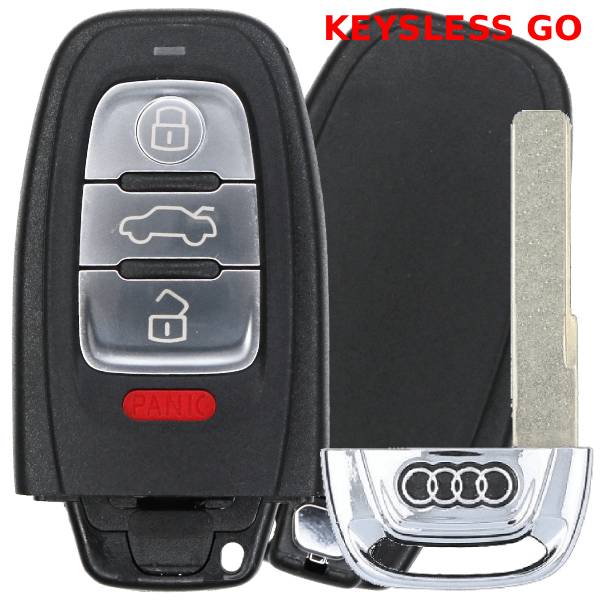 Audi 4 Button Smart Key Fcc IYZFBSB802 Pn 8KO-959-754-F With Comfort Access (OEM) Audi 4 Button Smart Key Fcc IYZFBSB802 Pn 8KO-959-754-F With Comfort Access (OEM)