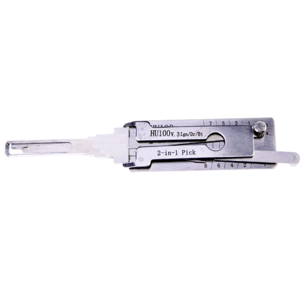 Lishi GM HU100 B116 2-In-1 Pick Ignition Door Trunk (8 Cut) AG