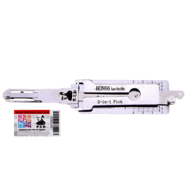Original Lishi Honda Hon66 2 In 1 Pick Ignition Door Trunk