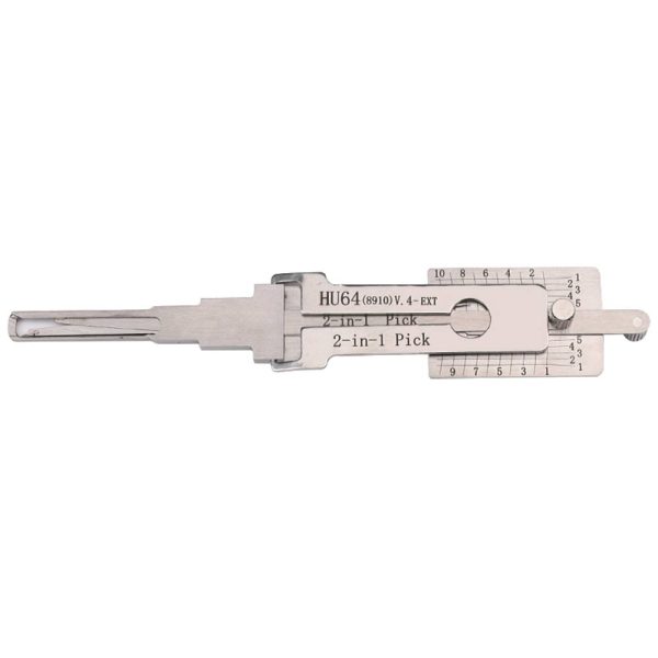 Lishi - HU64-8910 V4 Mercedes Benz 10 Cut 2 in 1 Pick & Decoder AG Exterior