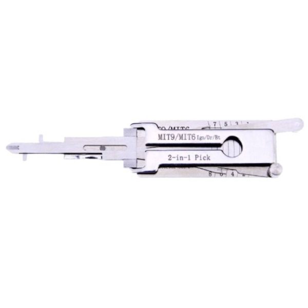 Lishi MIT9 MIT6 Mitsubishi 2 In 1 Pick Twin Lifter Ignition Door Trunk Anti Glare