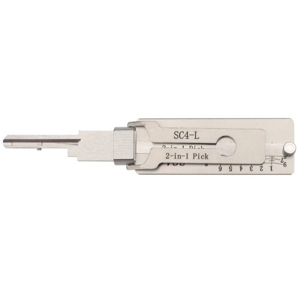 Lishi SC4-L Reverse Handing Schlage 2-in-1 Pick (K4L)