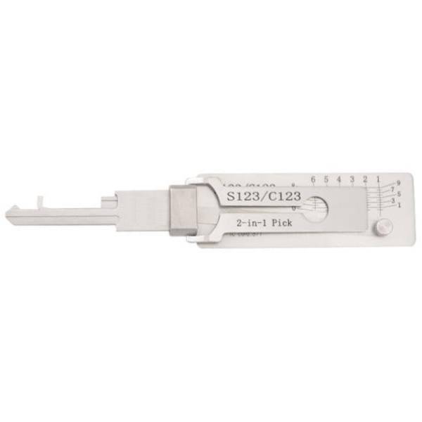 Lishi Schlage C123 S123 2 in 1 Residential Pick & Decoder AG