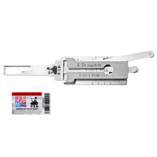Original Lishi K5 Kia 2 In 1 Pick Decoder Anti Glare