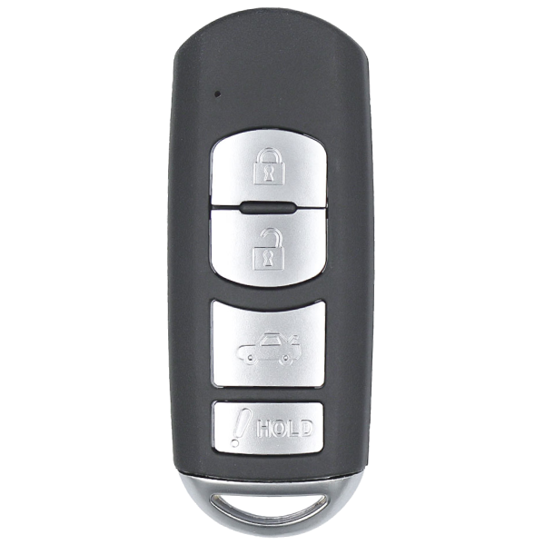 2014-2019 Mazda 4-Button Smart Key Fob FCC WAZSKE13D02 Part number GJY9-67-5DY GJY9-67-5RY (AFTERMARKET)
