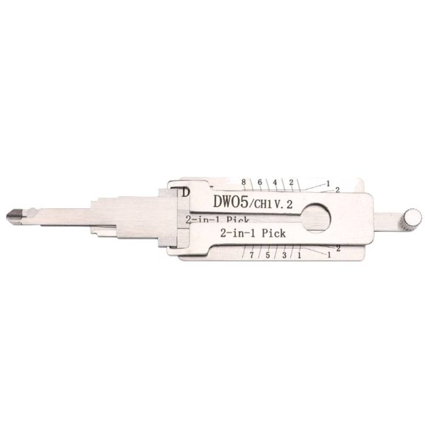 Lishi CH1 DW04 DW05 GM 2 Track 2 In 1 Pick & Decoder