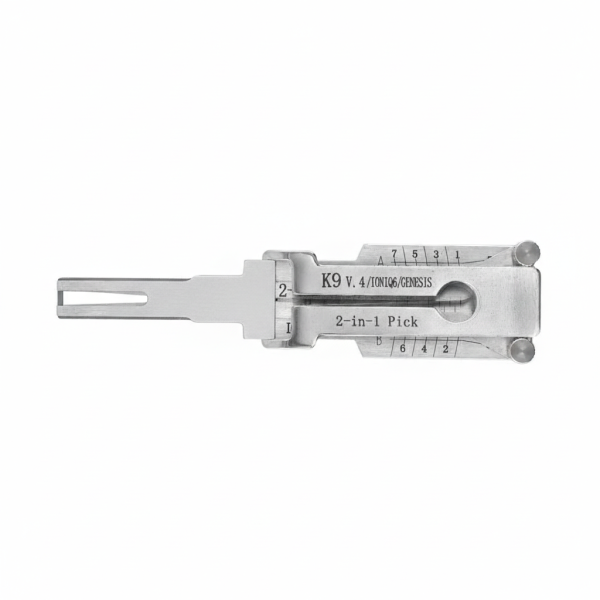 Lishi K9-V4 for Ioniq6, Genesis with cutout, backward compatible with K9 V2
