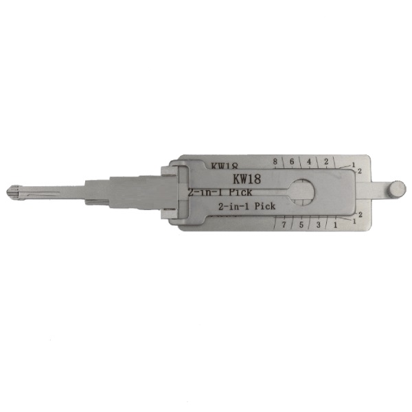 Lishi Kawasaki KW18 KA33 2 In 1 Pick Decoder Anti Glare