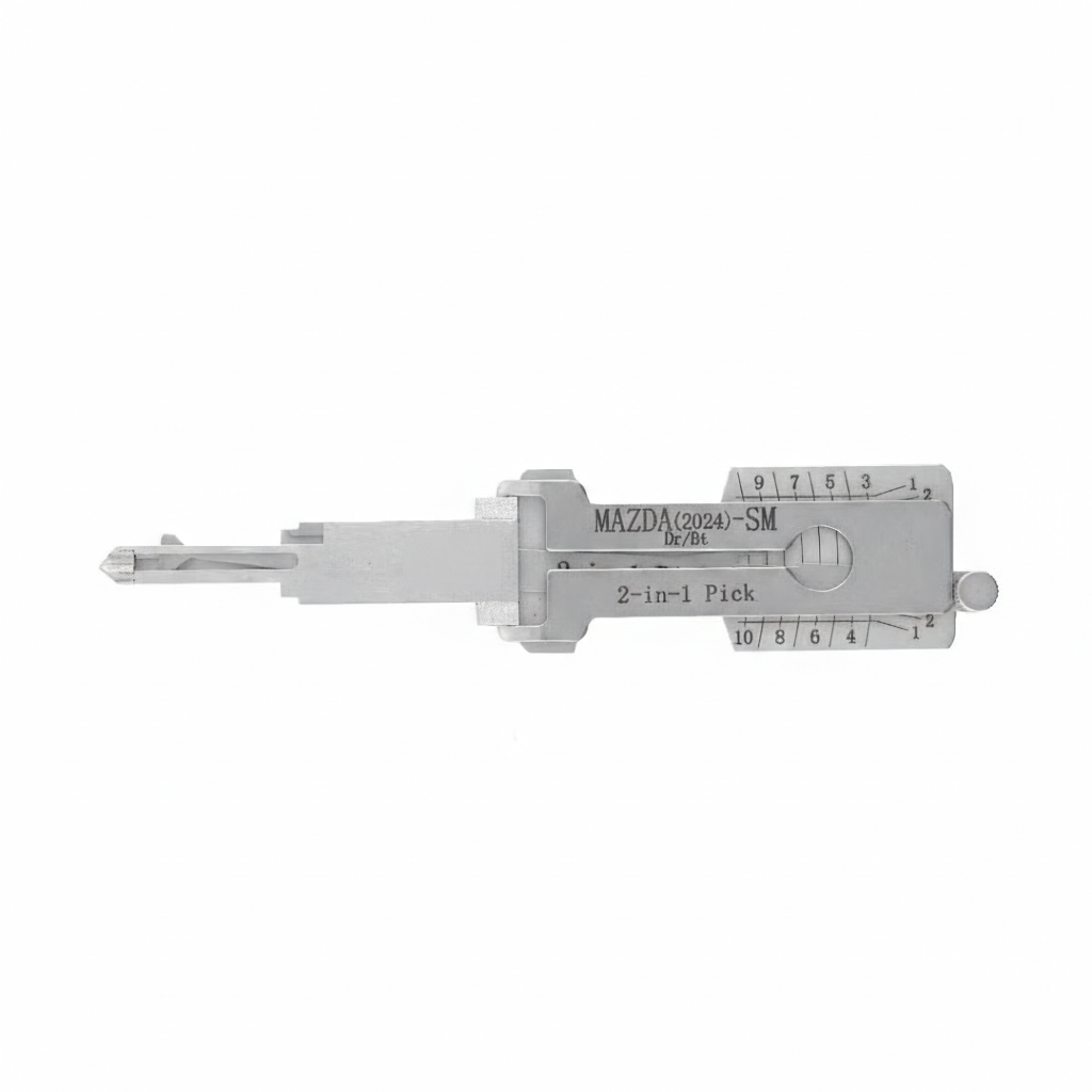 Lishi Mazda (2024)-SM for Mazda 2024+ 2-In-1 Pick Decoder 10 Cut Door Lishi Mazda (2024)-SM for Mazda 2024+ 2-In-1 Pick Decoder 10 Cut Door