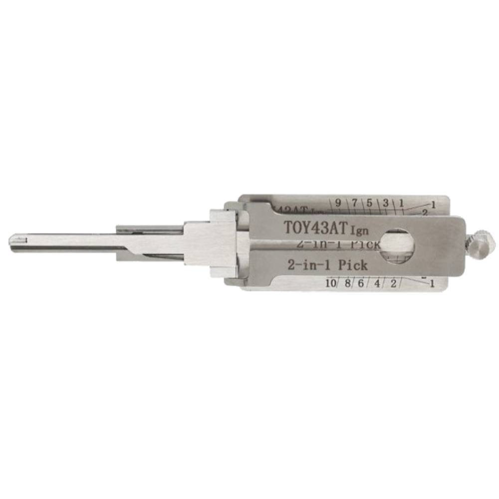Lishi - TOY43AT Toyota 10-Cut 2-in-1 Pick & Decoder IGN AG
