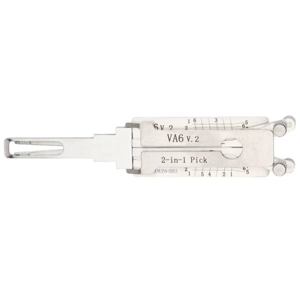 Lishi VA6 V.2 Peugeot Smart Fortwo 2 In 1 Pick And Decoder Quad Lifters AG