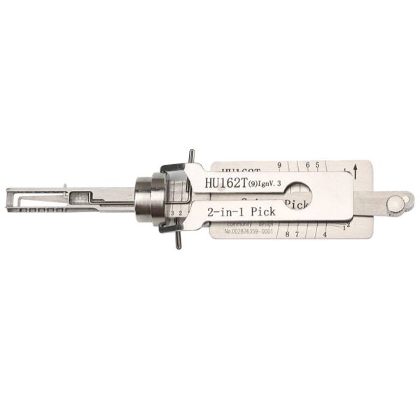 Lishi VW Audi HU162T Side Cuts 9 Cut 2 In 1 Pick Decoder AG
