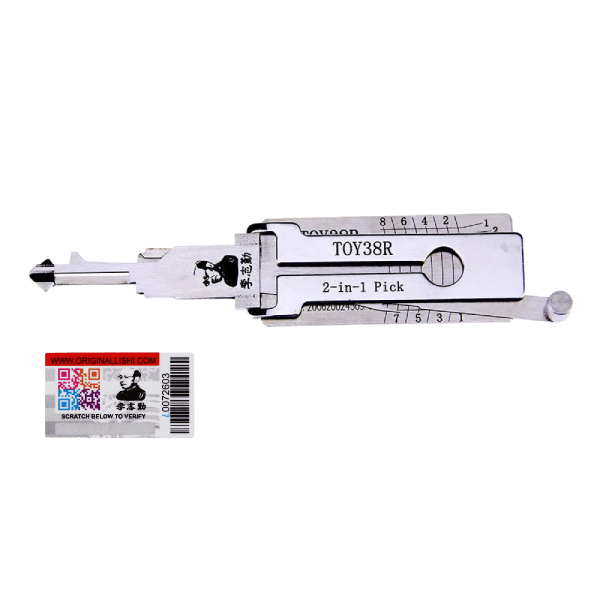 Original Lishi TOY38R 8 Cut  2 In 1 Pick And Decoder