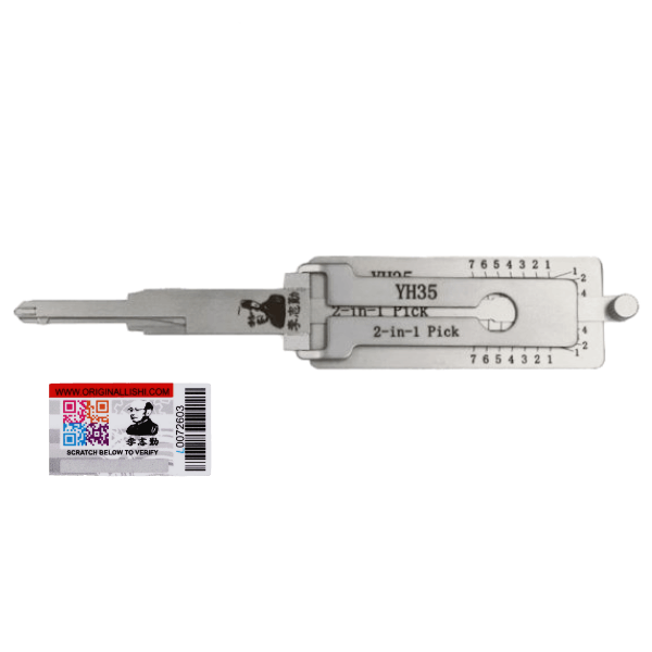 Original Lishi YH35 Yamaha Motor Bikes 2 In 1 Pick And Decoder