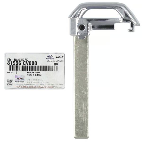 2022-2023 Kia EV6 Smart Key Insert Blade Part Number 81996-CV000 (OEM)
