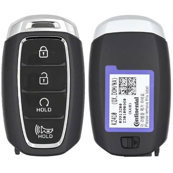 2022-2024 Hyundai Venue 4-Button Smart Key Fob FCC SY5IGFGE04 Part Number 95440-K2410 95440K2410 (OEM) 2022-2024 Hyundai Venue 4-Button Smart Key Fob FCC SY5IGFGE04 Part Number 95440-K2410 95440K2410 (OEM)