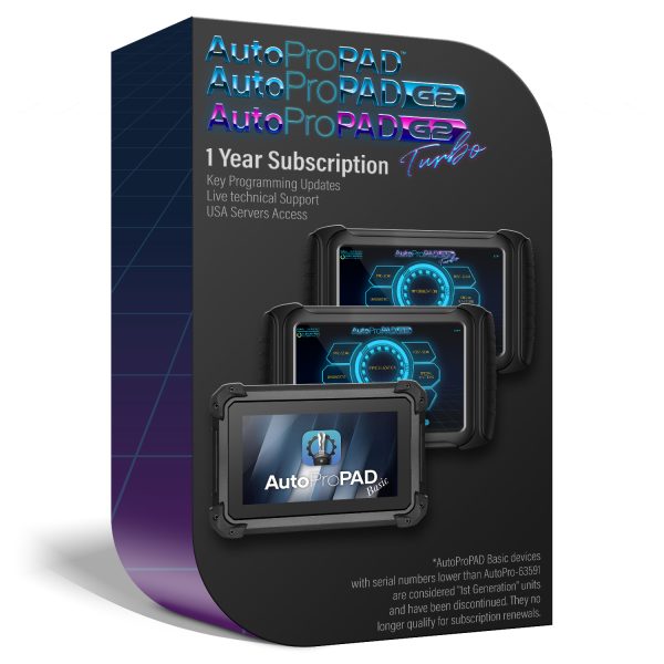 AutoProPAD Core & G3 Evolution Annual Subscription 1-Year