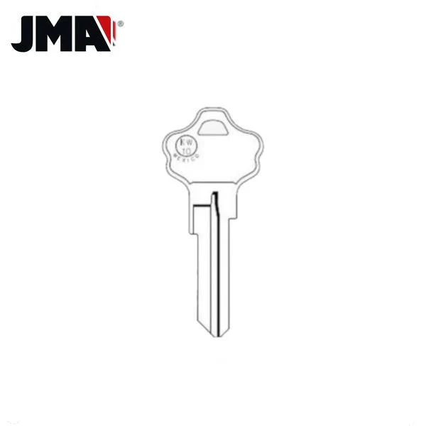 JMA KW10 NP Key Blank – Nickel Plated (JMA-KWI-2DE-NP) JMA KW10 NP Key Blank - Nickel Plated (JMA-KWI-2DE-NP)
