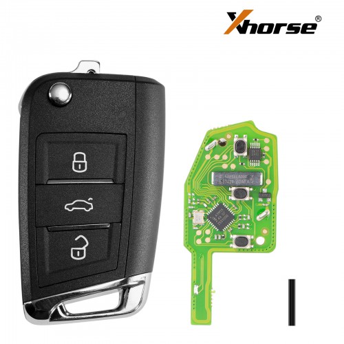 Xhorse VW MQB Smart Proximity Remote Key 3 Buttons Pn XSMQB1EN