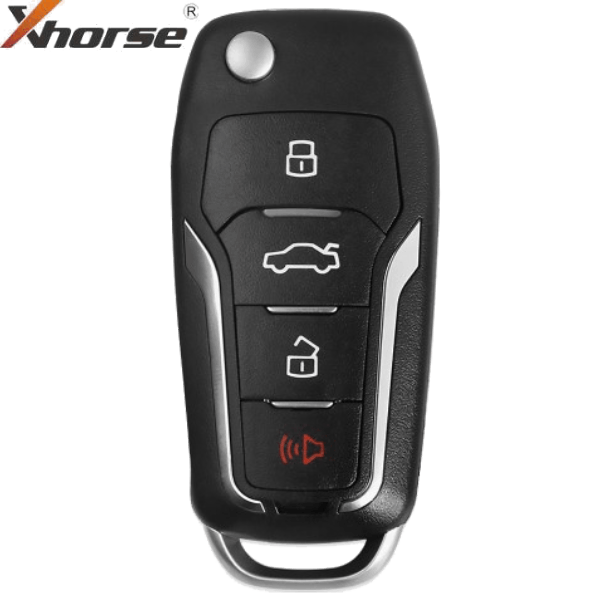 Xhorse Vvdi Super Remote Ford Type Universal Remote Flip Key 4 Button With Super Chip Pn XEFO01EN
