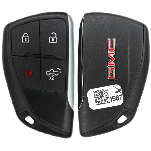 2022-2026 GMC Sierra 4 Button Smart Key Fob FCC YGOG21TB2 Part number 13548439 (OEM)