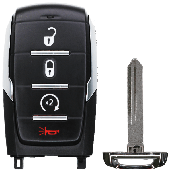 2025-2026 Dodge Ram 1500 4-Button Smart Key Fob FCC OHT-4882056 Part number 68523812AA (AFTERMARKET) 2025-2026 Dodge Ram 1500 4-Button Smart Key Fob FCC OHT-4882056 Part number 68523812AA (AFTERMARKET)