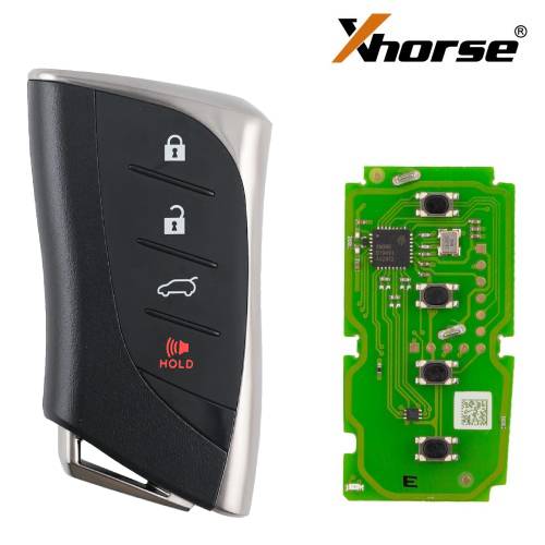 Xhorse Lexus XM38 Smart Key 4D 8A 4A All In One With Key Shell Supports Rewrite XSTO01EN